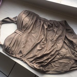 Bronze/brown Tommy Bahama one piece swimsuit